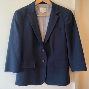 Band of Outsiders navy shrunken blazer